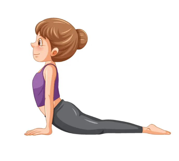 Bhujangasan for PCOD treatmen